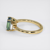 2.54 Ct. Bi Color Sapphire Ring, 14K Yellow Gold 4