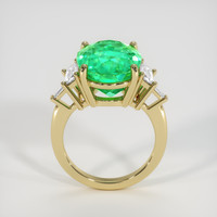 8.46 Ct. Emerald Ring, 18K Yellow Gold 3
