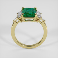 2.71 Ct. Emerald Ring, 18K Yellow Gold 3