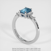 1.44 Ct. Gemstone Ring, 18K Yellow Gold 2