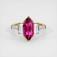 2.30 Ct. Gemstone Ring, 18K Yellow Gold 1