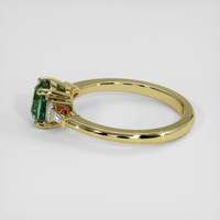 1.41 Ct. Green Sapphire Ring, 18K Yellow Gold 4