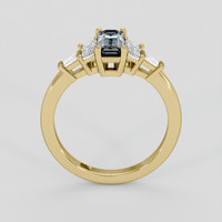 0.89 Ct. Bi Color Sapphire Ring, 18K Yellow Gold 3