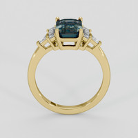 2.51 Ct. Bi Color / Parti Sapphire Ring, 18K Yellow Gold 3