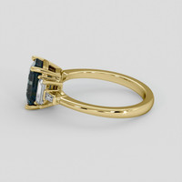2.51 Ct. Bi Color / Parti Sapphire Ring, 18K Yellow Gold 4