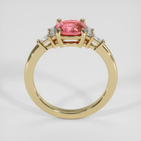 1.61 Ct. Padparadscha Sapphire Ring, 18K Yellow Gold 3