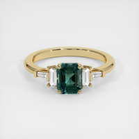 1.46 Ct. Sapphire Ring, 18K Yellow Gold 1