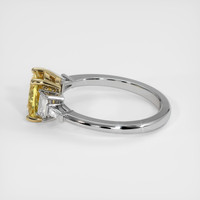 1.65 Ct. Yellow Sapphire Ring, 14K Yellow & White 4