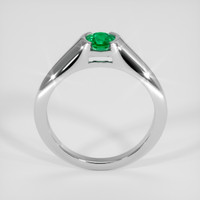 0.43 Ct. Emerald Ring, Platinum 950 3