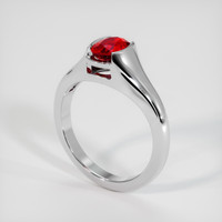 1.03 Ct. Ruby Ring, Platinum 950 2