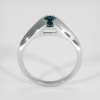 0.59 Ct. Bluish Green Sapphire Ring, Platinum 950 3
