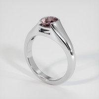 1.16 Ct. Pinkish Purple Sapphire Ring, Platinum 950 2
