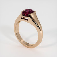 2.05 Ct. Gemstone Ring, 14K Rose Gold 2