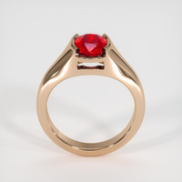 2.13 Ct. Ruby Ring, 14K Rose Gold 3