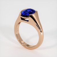 5.33 Ct. Sapphire Ring, 18K Rose Gold 2