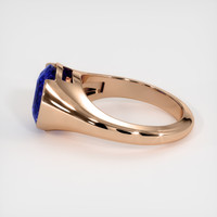 5.33 Ct. Sapphire Ring, 18K Rose Gold 4