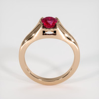 1.21 Ct. Ruby Ring, 18K Rose Gold 3