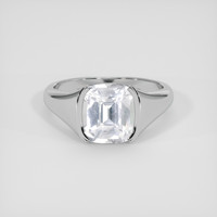 5.06 Ct. White Sapphire Ring, Silver 1