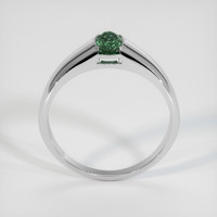 0.62 Ct. Bluish Green Sapphire Ring, 10K White Gold 3