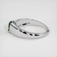 0.62 Ct. Bluish Green Sapphire Ring, 10K White Gold 4