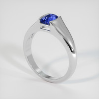 1.24 Ct. Blue Sapphire Ring, 14K White Gold 2