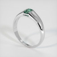 0.52 Ct. Sapphire Ring, 14K White Gold 2