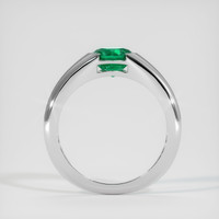 1.15 Ct. Emerald Ring, 18K White Gold 3