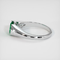 1.51 Ct. Emerald Ring, 18K White Gold 4