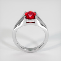 2.13 Ct. Ruby Ring, 18K White Gold 3