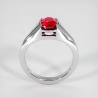 1.78 Ct. Ruby Ring, 18K White Gold 3