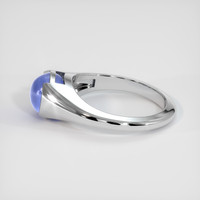 2.78 Ct. Sapphire Ring, 18K White Gold 4