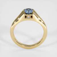 0.78 Ct. Blue Sapphire Ring, 10K Yellow Gold 3