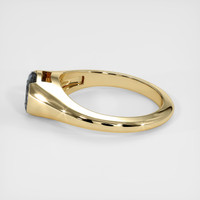 0.78 Ct. Blue Sapphire Ring, 10K Yellow Gold 4