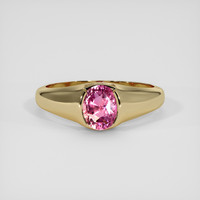 2.41 Ct. Purplish Pink Sapphire Ring, 10K Yellow Gold 1