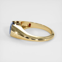 2.03 Ct. Bi Color Sapphire Ring, 10K Yellow Gold 4