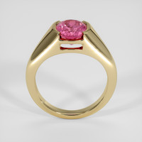 2.66 Ct. Pink Tourmaline Ring, 14K Yellow Gold 3