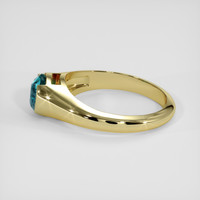 1.55 Ct. Bluish Green Grandidierite Ring, 14K Yellow Gold 4