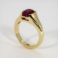 2.05 Ct. Gemstone Ring, 14K Yellow Gold 2