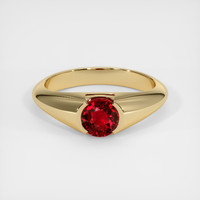 1.11 Ct. Ruby Ring, 14K Yellow Gold 1