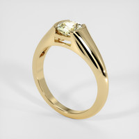 1.23 Ct. Sapphire Ring, 14K Yellow Gold 2