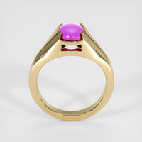 2.20 Ct. Purple Sapphire Ring, 14K Yellow Gold 3