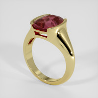 4.76 Ct. Bi Color Sapphire Ring, 14K Yellow Gold 2