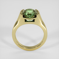 5.40 Ct. Bluish Green Sapphire Ring, 14K Yellow Gold 3