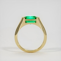 6.79 Ct. Emerald Ring, 18K Yellow Gold 3