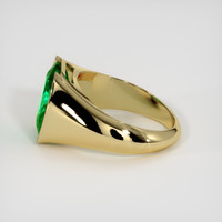 6.79 Ct. Emerald Ring, 18K Yellow Gold 4