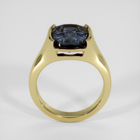4.94 Ct. Greyish Blue Spinel Ring, 18K Yellow Gold 3