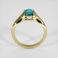 1.55 Ct. Bluish Green Grandidierite Ring, 18K Yellow Gold 3
