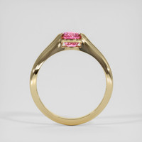 2.41 Ct. Purplish Pink Sapphire Ring, 18K Yellow Gold 3