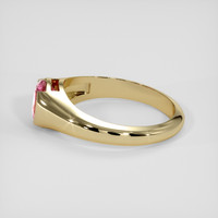 2.41 Ct. Purplish Pink Sapphire Ring, 18K Yellow Gold 4