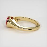 1.03 Ct. Ruby Ring, 18K Yellow Gold 4